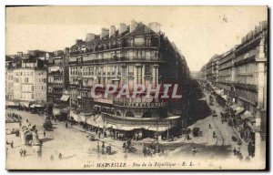 Postcard Old Marseille Rue de la Republique