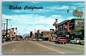 Postcard -Bishop, California in the heart of the High Sierra