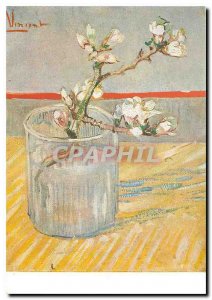 Modern Postcard Van Gogh almond flower stem