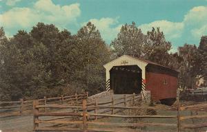 BR101705 the old covered bridge lancaster  usa