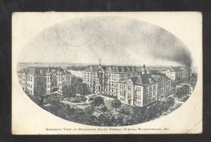 WARRENSBURG MISSOURI STATE NORMAL SCHOOL CMSU UCM 1910 VINTGE POSTCARD