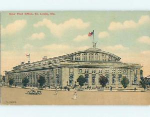 Unused Divided Back POST OFFICE SCENE St. Louis Missouri MO hs1407