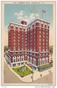 Poinsett Hotel, GREENVILLE, South Carolina, PU-1961