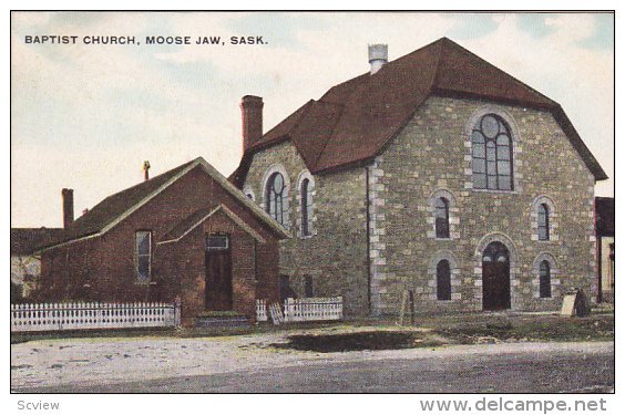 Baptist Church, MOOSE JAW, Saskatchewan, Canada, PU-1914