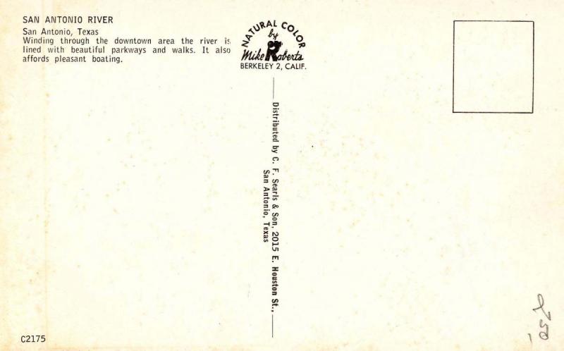 TX - San Antonio. The Riverwalk