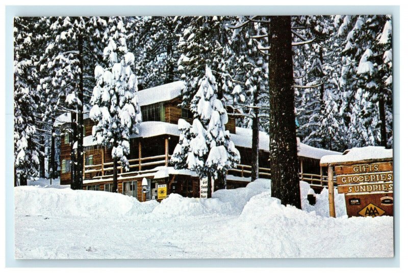 c1960s Mi-Wuk Motor Lodge Mi-Wuk Village California CA Postcard