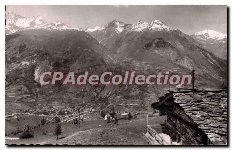 Old Postcard Bourg St Maurice Vue Generale