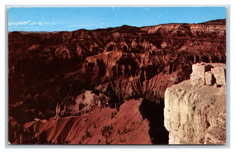 Cedar Breaks Monument From Point Supreme Utah UT UNP Chrome Postcard Y11