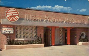 Moon Palace Restaurant Washington DC Neon Sign Postcard
