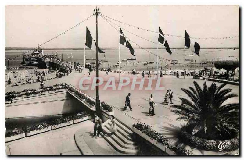 Old Postcard Arcachon Cote d'Argent La Place Thiers and the Underground