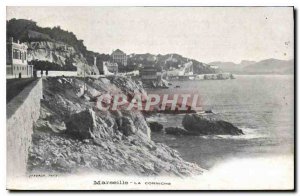 Postcard Old Marseille Corniche