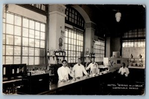 Cuernavaca Morelos Mexico Postcard Hotel Casino De La Selva Bar 1937 RPPC Photo