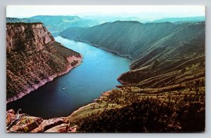 Flaming Gorge Lake Utah Wyoming Vintage Unposted Postcard Red Canyon