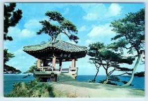 KANG WON DO, SOUTH KOREA ~ Beautiful VIEWPOINT ~ c1960s Dong Yang Press Postcard