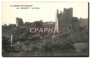 Old Postcard Crozant Ruins