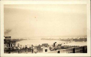 Hartford CT Connecticut Aerial View 1920s-30s Real Photo Postcard