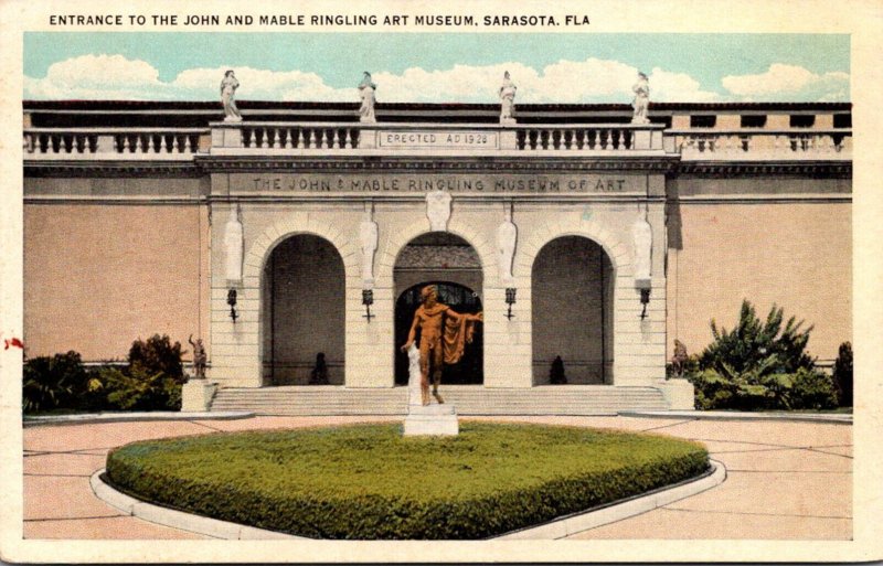 Florida Sarasota Ringling Art Museum Entrance