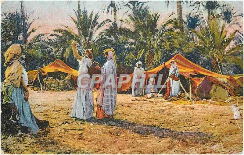 Old Postcard Scenes and North Africa Types of Water Supply in the Oasis