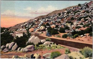 Postcard HIGHWAY SCENE Albuquerque New Mexico NM AO4352