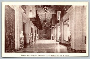 Pan American Union Building  Gallery of Flags & Patriots Washington DC  Postcard