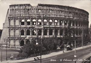 Italy Roma Rome Il Colosseo dal Calle Operia 1955