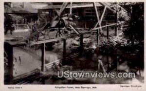 Alligator Farm - Hot Springs, Arkansas AR Postcard