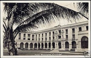 panama, CRISTOBAL, Hotel Washington (1930s) RPPC