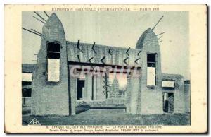 Old Postcard International Colonial Exposition Paris 1931 French West Africa ...