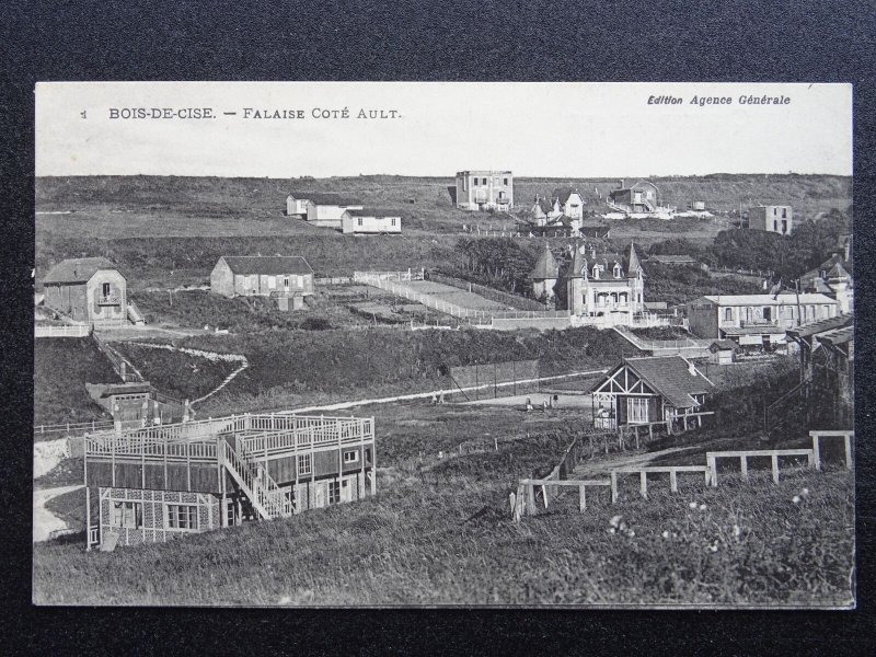 France Somme BOIS DE CISE Falaise Cote Ault - Image of Houses c1903 Postcard