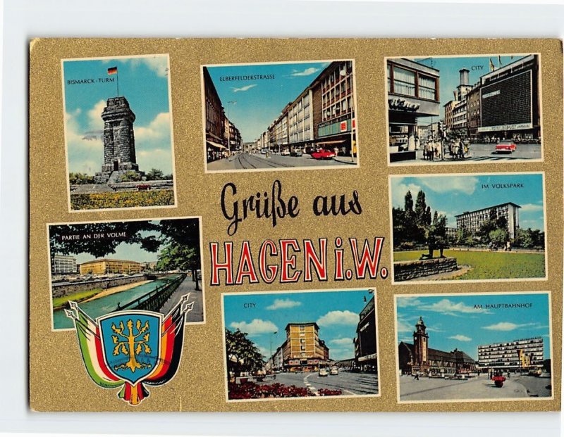 Postcard Grüße aus Hagen i. W., Hagen, Germany