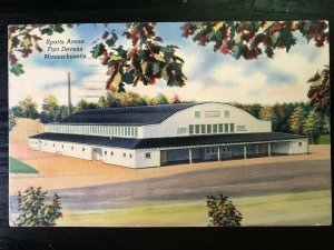 Vintage Postcard 1943 Sports Arena, Fort Devens, Massachusetts (MA)