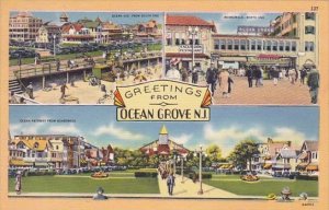 New Jersey Ocean Grove Greetings From Ocean Grove 1958