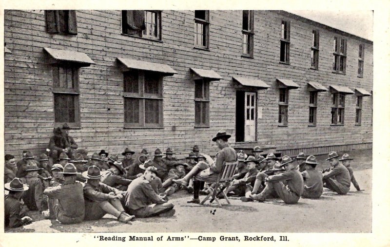 Military - Rockford, Illinois - Reading Manual of Arts Camp Grant - 1930s