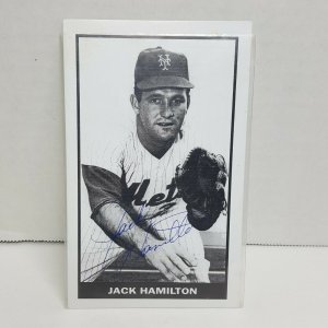 Jack Hamilton Pitcher NY Mets Plaza View  Restaurant Vintage Postcard