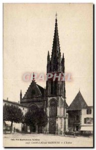 Cadillac sur Garonne Old Postcard L & # 39eglise