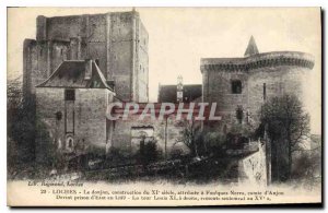Postcard Old ladles the construction XI century Dungeon attributed to Fulk Ne...
