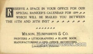 Wilson, Humphrey's & Co - Logansport, Indiana IN  