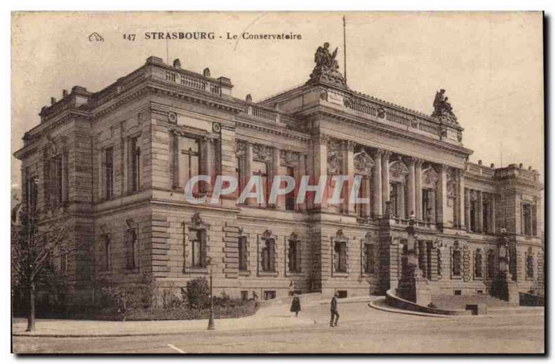 Strasbourg - Strassburg - The Conservatory - Old Postcard