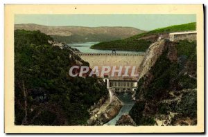 Old Postcard Electricity Dam Sarrans