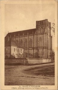 CPA PONTARLIER Env. - L'Eglise - Pelerinage Renfermant les Reliques (1115309)