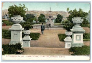 1907 Albert-Park Auckland Looking South New Zealand Avon PA FT Series Postcard