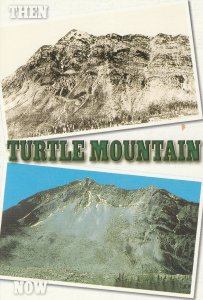 Frank Slide Turtle Mountain contemporary postcard