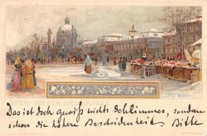 BR73790 wien vor dem naschmarkt postcard rud bernt austria