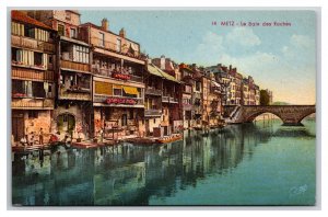 Le Bain Des Roches Garden City Metz France UNP DB Postcard V22