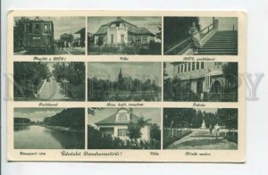 439574 HUNGARY Greetings from Dunaharaszti railway station multi-views postcard