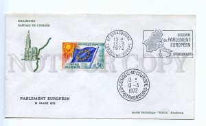 418261 FRANCE Council of Europe 1972 year Strasbourg European Parliament COVER