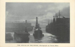 c1915 Chicago Illinois The Mouth of the River Charles Miller Postcard 25-4748