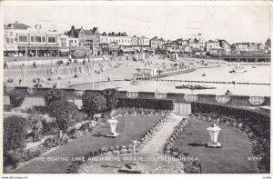 SOUTHEND-ON-SEA, Essex, England, PU-1947; The Boating Lake And Marine Parade