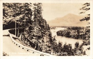 COLUMBIA RIVER HIGHWAY OREGON~EAGLE CREEK~1930s REAL PHOTO POSTCARD