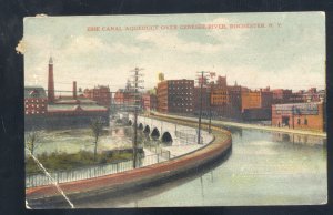 ROCHESTER NEW YORK ERIE CANAL VINTAGE POSTCARD SITTLERS PA. GRANVILLE